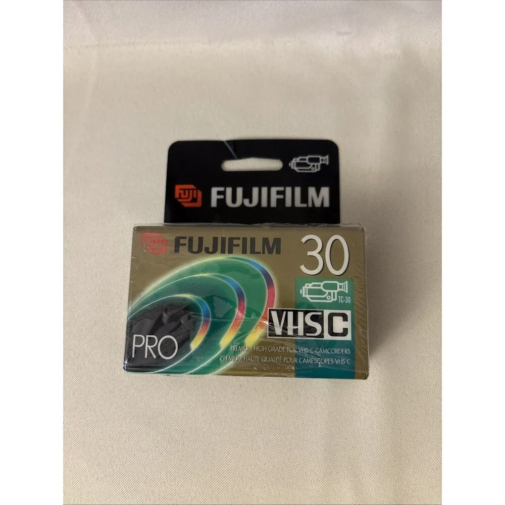 NEW Fujifilm Pro VHS-C Camcorder Video Cassette Tape TC-30